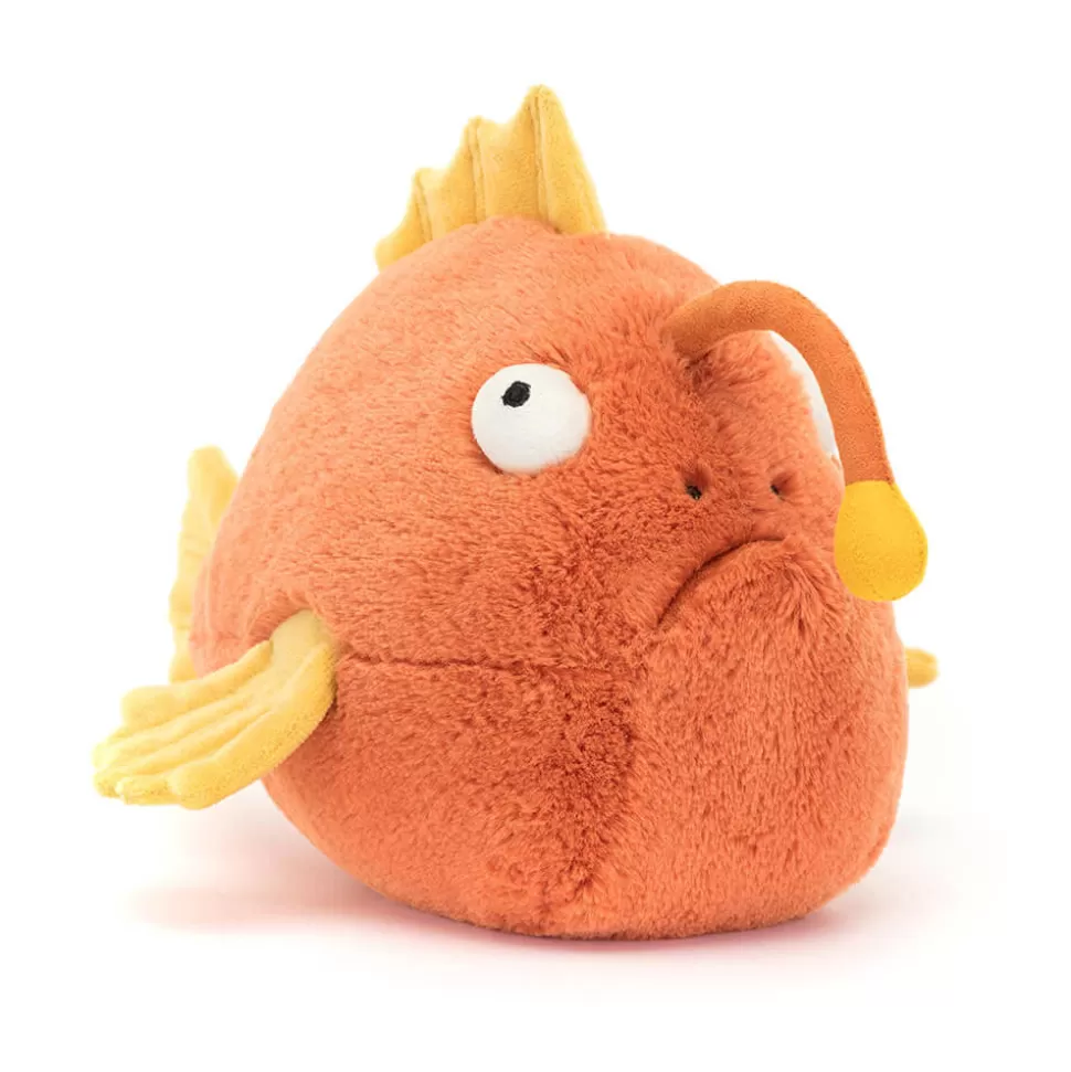 Peluche Alexis Poisson-Lanterne Jellycat – Doudou Sensoriel Tout Doux, Compagnon de Jeu Réconfortant pour Enfants et Collectionneurs