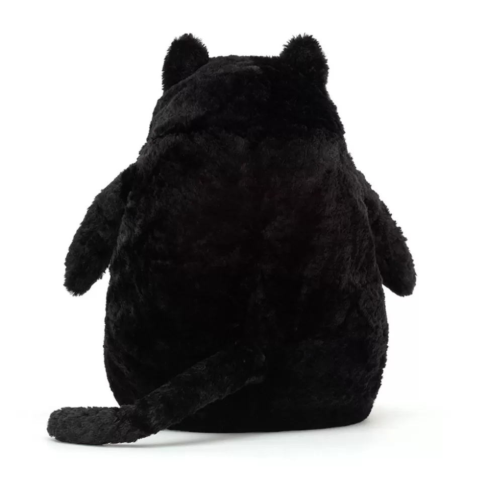 Jellycat Doudou Chaton Noir Velours - Peluche Amour Douceur Collection