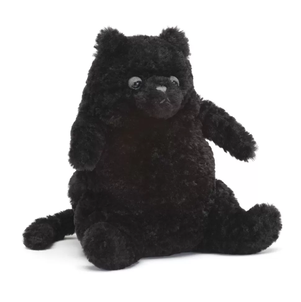 Jellycat Doudou Chaton Noir Velours - Peluche Amour Douceur Collection