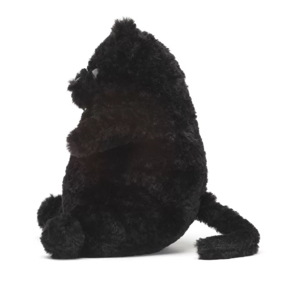 Jellycat Doudou Chaton Noir Velours - Peluche Amour Douceur Collection