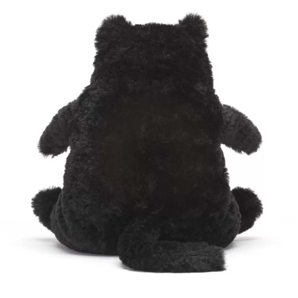 Jellycat Doudou Chaton Noir Velours - Peluche Amour Douceur Collection