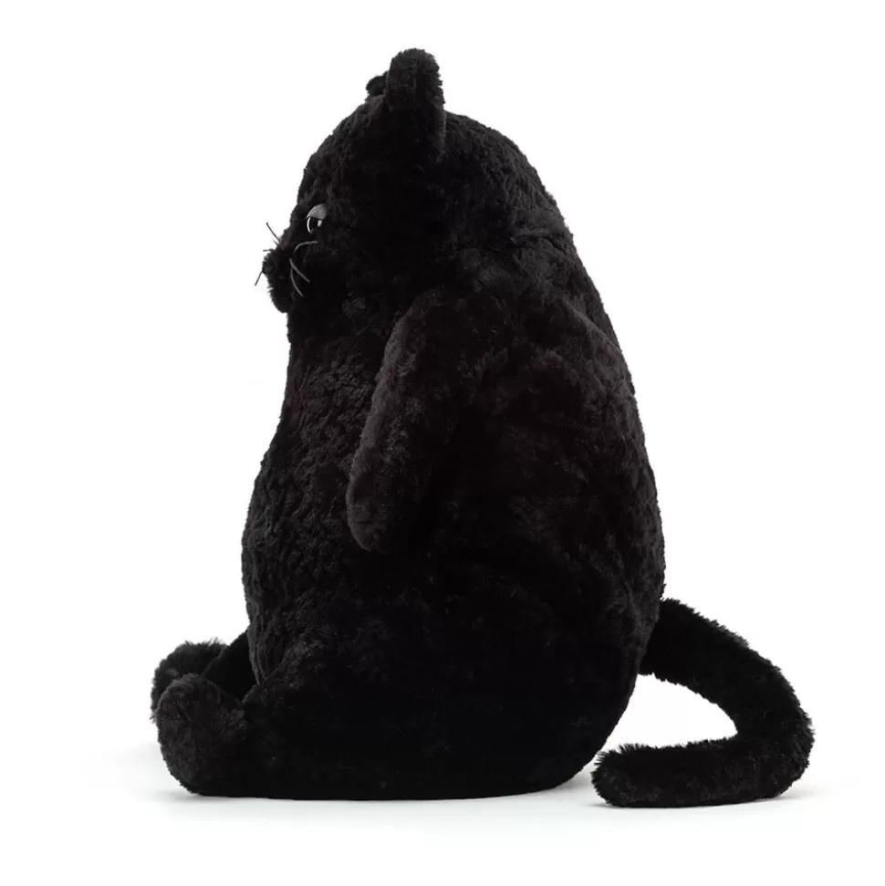 Jellycat Doudou Chaton Noir Velours - Peluche Amour Douceur Collection