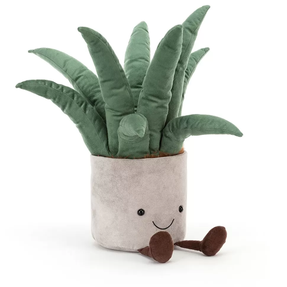 Doudou Sensoriel Jellycat - Compagnon Aloès Doux pour Moments de Détente  

(Peluche Décorative Végétale avec Texture Apaisante)