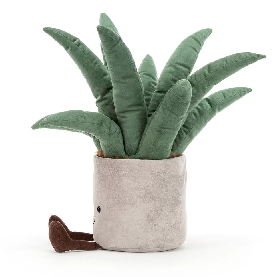 Doudou Sensoriel Jellycat - Compagnon Aloès Doux pour Moments de Détente  

(Peluche Décorative Végétale avec Texture Apaisante)