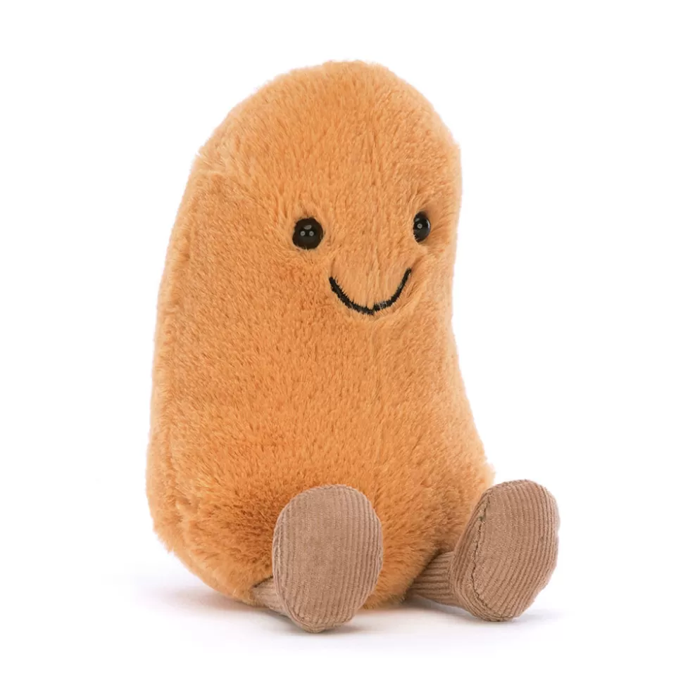 Jellycat Nounou Haricot Doudou - Peluche Adorable en Forme de Haricot Tout Doux pour Câlins