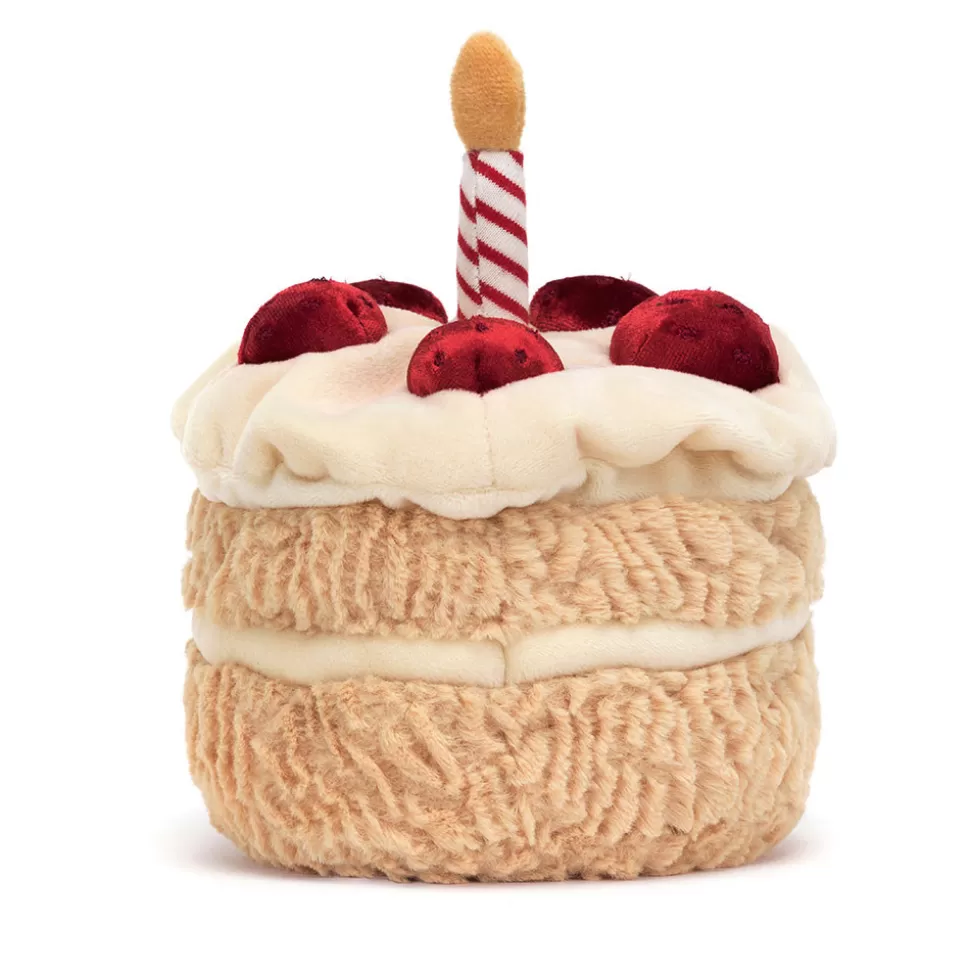 Gâteau d'Anniversaire Câlin Jellycat - Doudou Gourmand à Célébrer  

(：，
