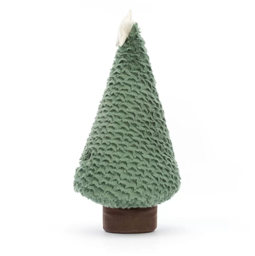 Sapin Bleu Décoratif Jellycat - Arbre de Noël Doux en Peluche Amusante