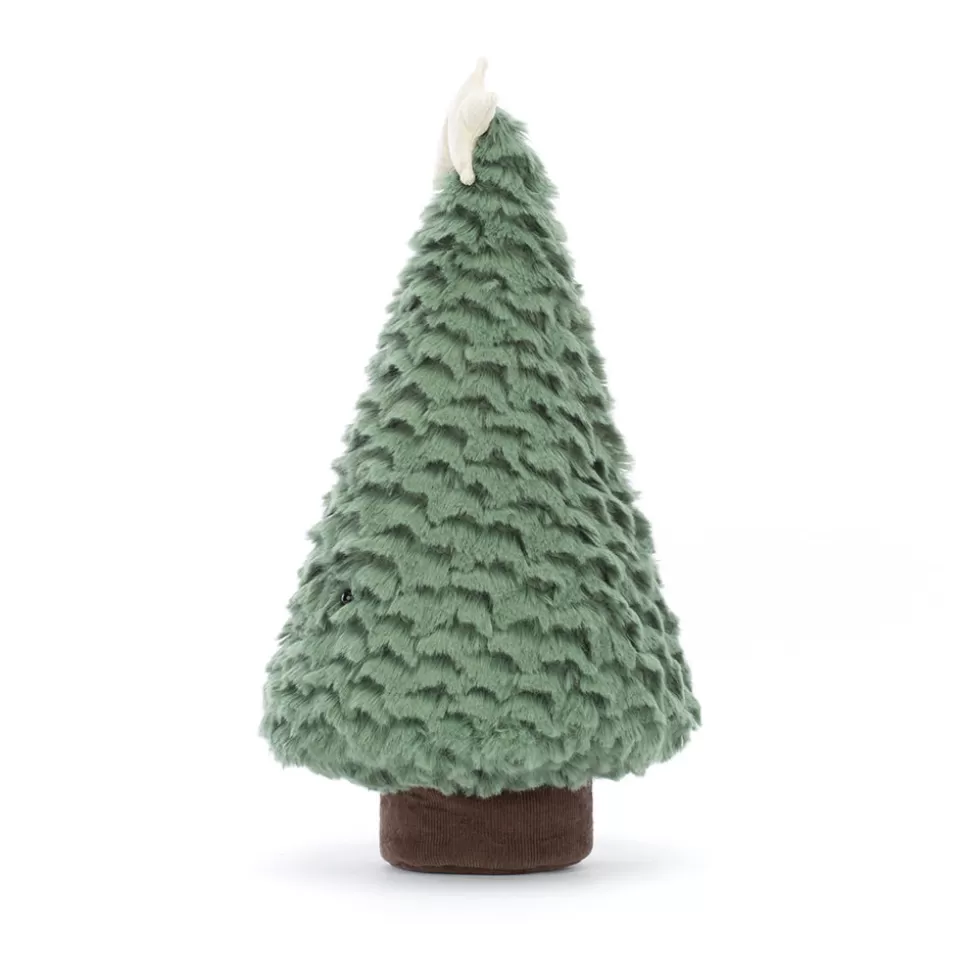 Sapin Bleu Décoratif Jellycat - Arbre de Noël Doux en Peluche Amusante
