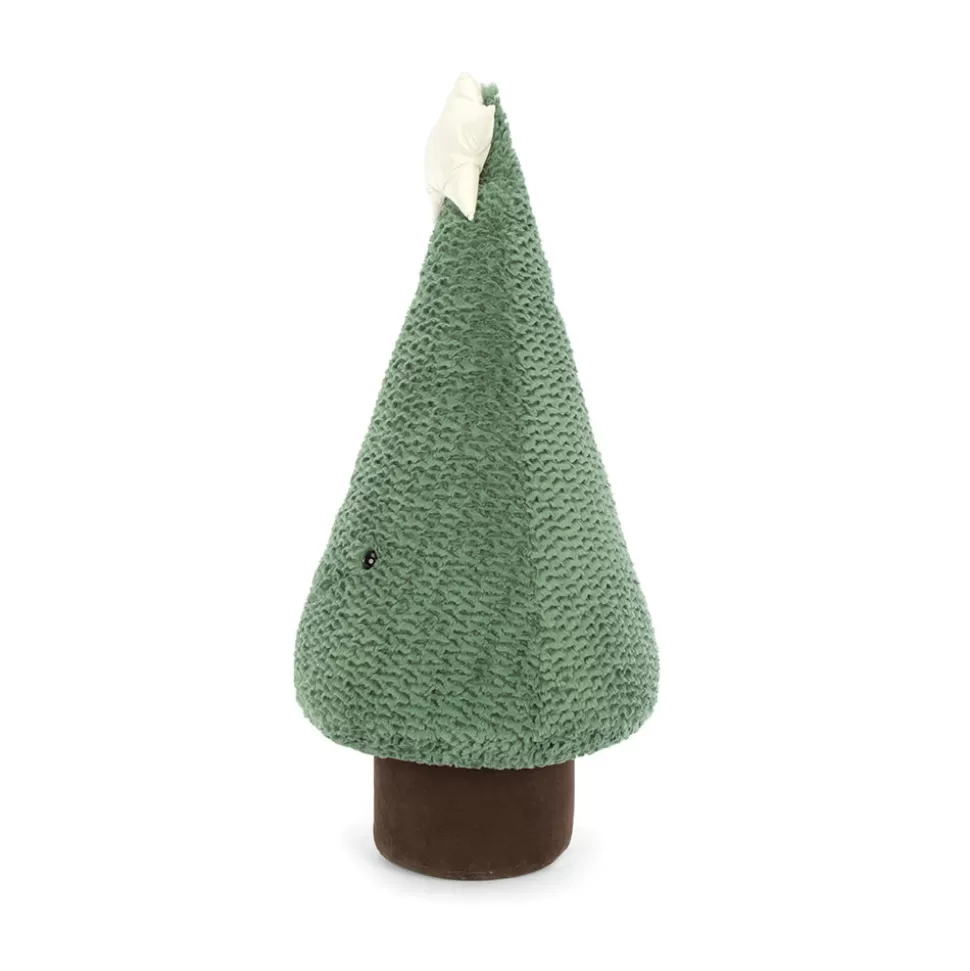 Sapin Bleu Décoratif Jellycat - Arbre de Noël Doux en Peluche Amusante