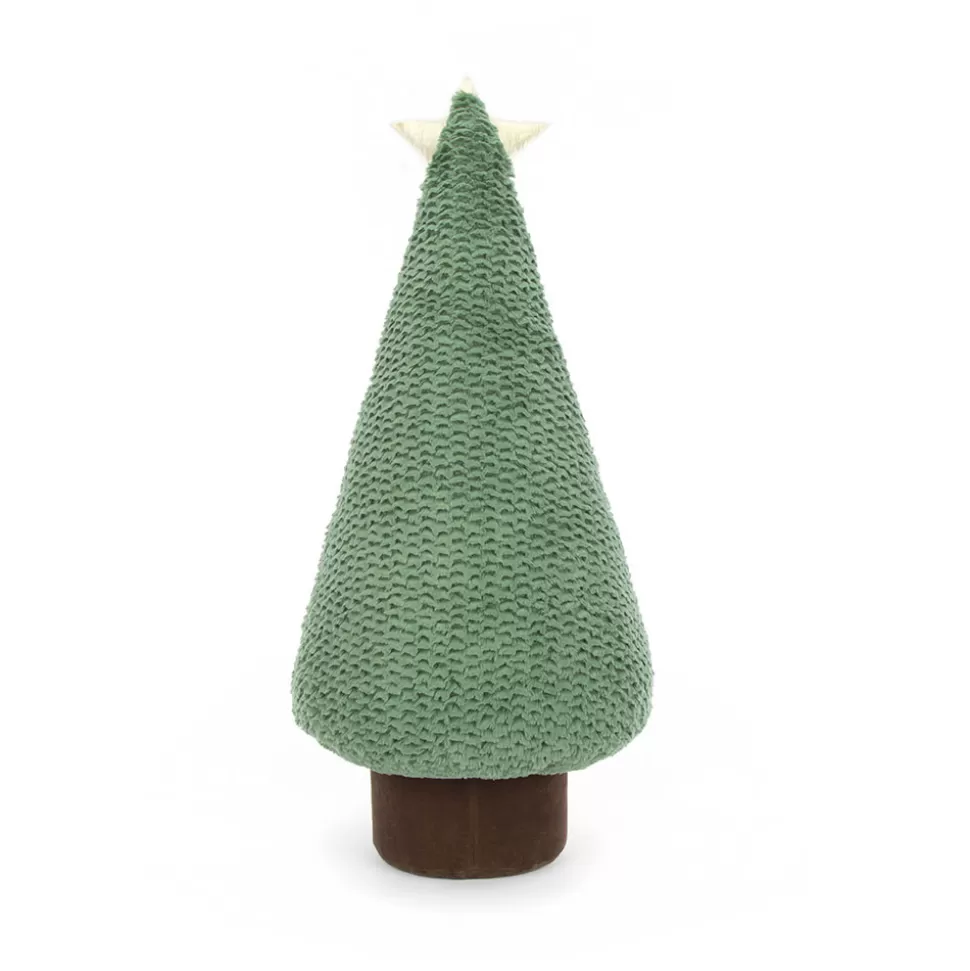 Sapin Bleu Décoratif Jellycat - Arbre de Noël Doux en Peluche Amusante