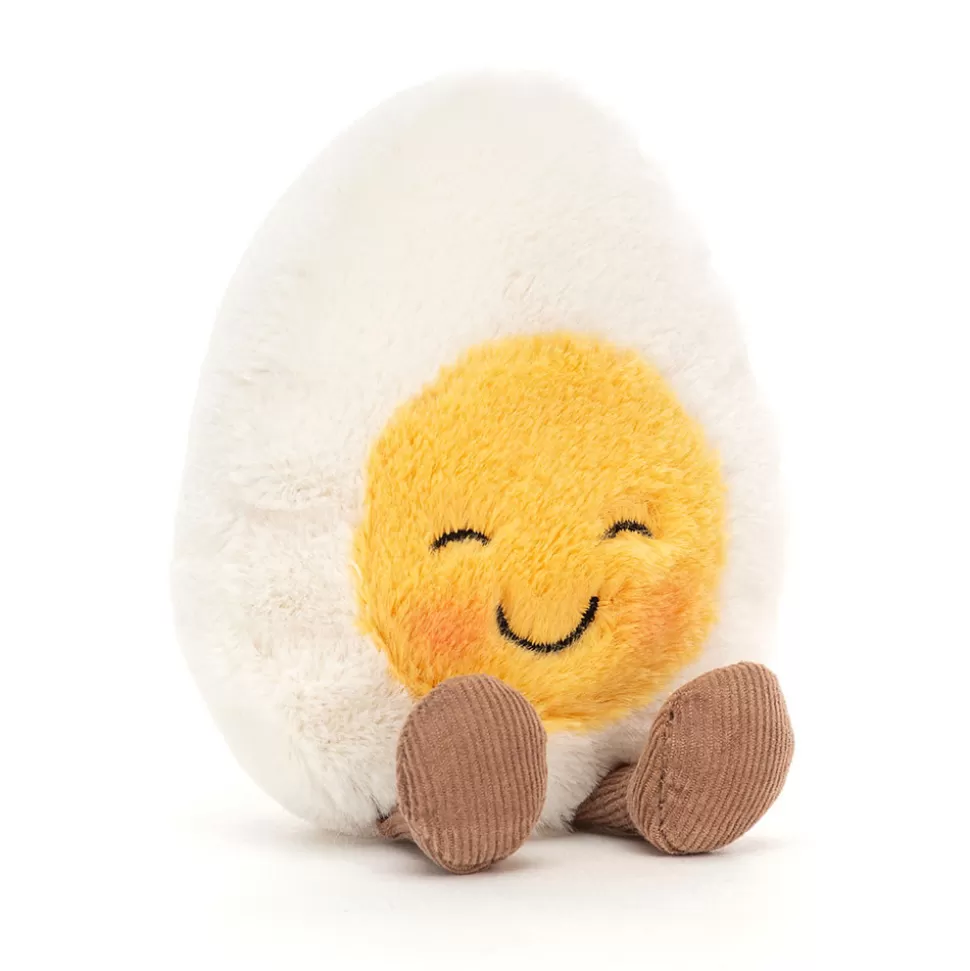 Œuf à la Coque Joues Roses - Peluche Sensorielle Doux Câlins by Jellycat (Collection Nounours Tendresse)