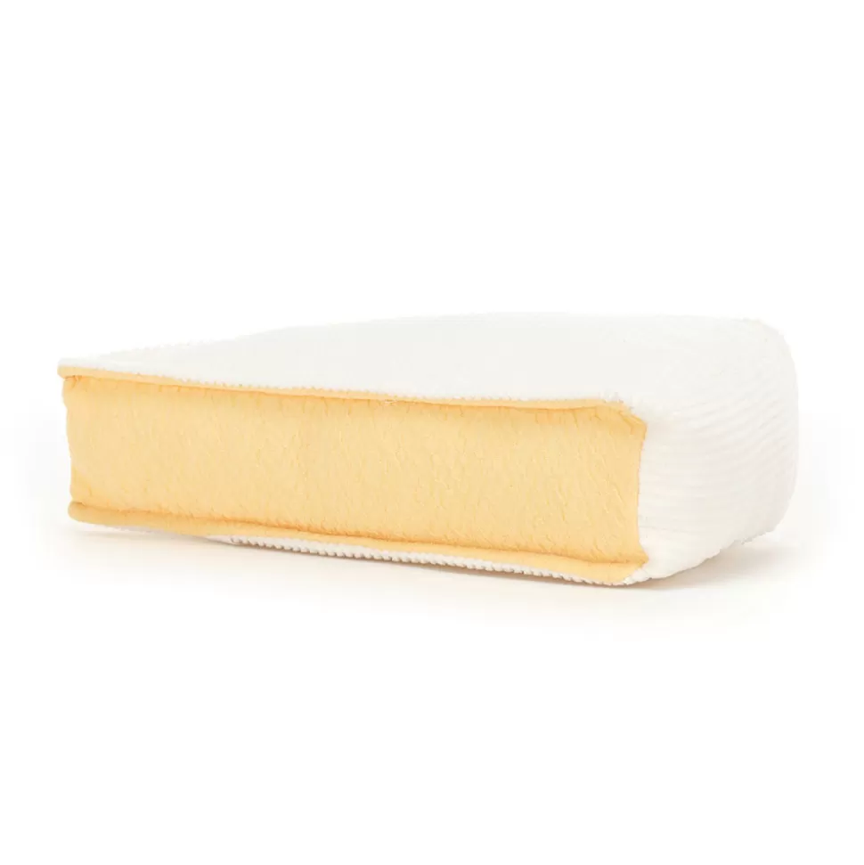 Doudou Fromage Brie Texturé Jellycat - Peluche Sensorielle Amusante ❤️