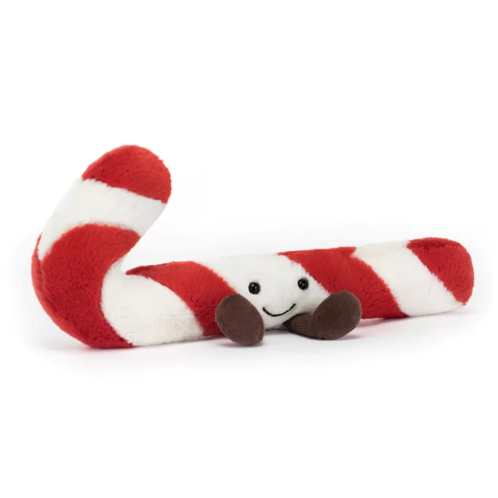 Doudou festif Jellycat - Canne en peluche bonbon (collection Amuseables) 

Variante alternative avec structure différente :
