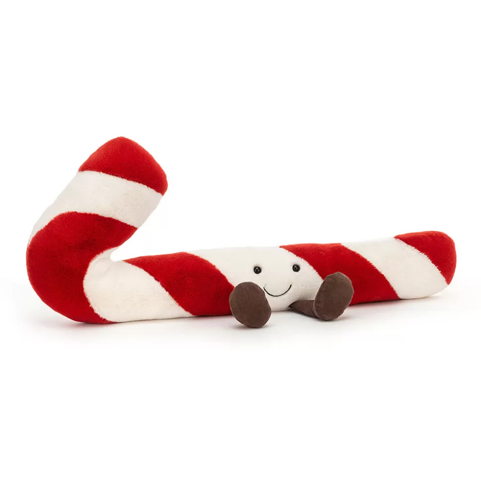 Doudou festif Jellycat - Canne en peluche bonbon (collection Amuseables) 

Variante alternative avec structure différente :
