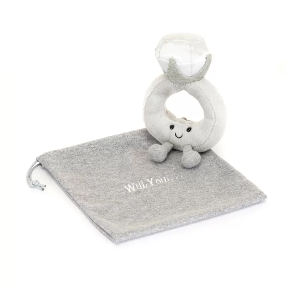 Bague Diamant Élégante Jellycat Amuseables - Sachet Personnalisé pour Cadeau Unique (Modèle Mignon)
