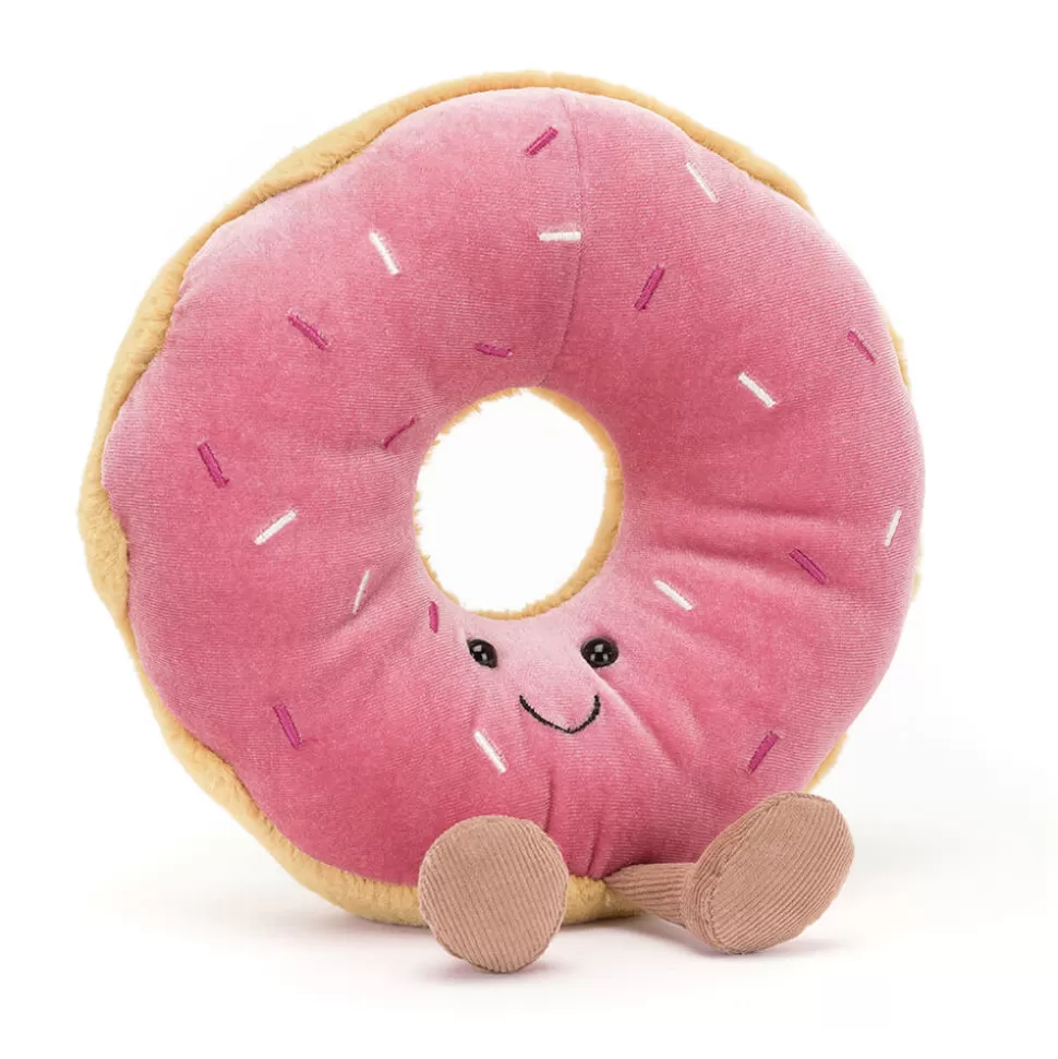 Jouet Doux Géant Donut Câlin - Peluche Gourmande Jellycat Amusante
