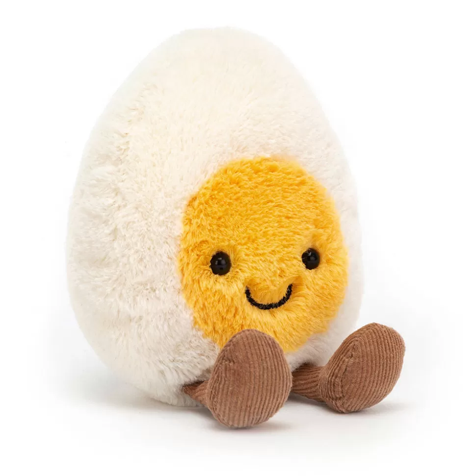Jellycat Œuf Dur Joyeux - Doudou Culinaire Tout Sourire
