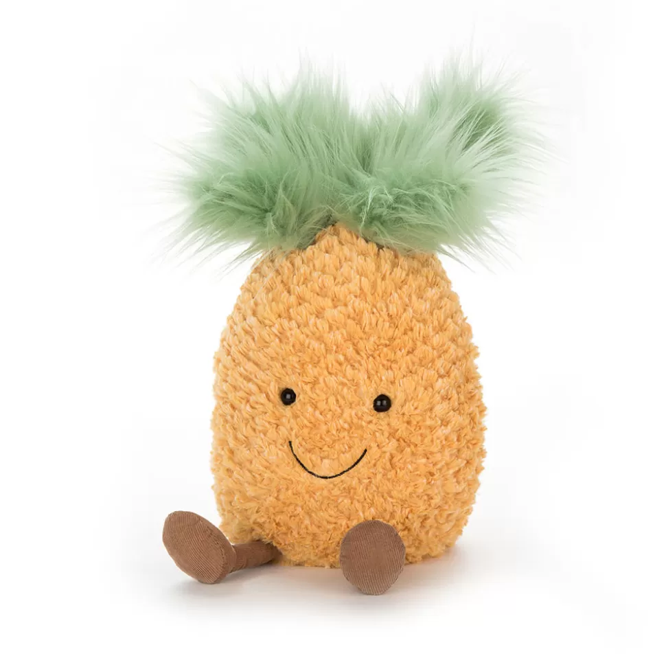 Peluche Décorative Ananas Doux – Jouet Sensoriel Craquant de la Marque Jellycat