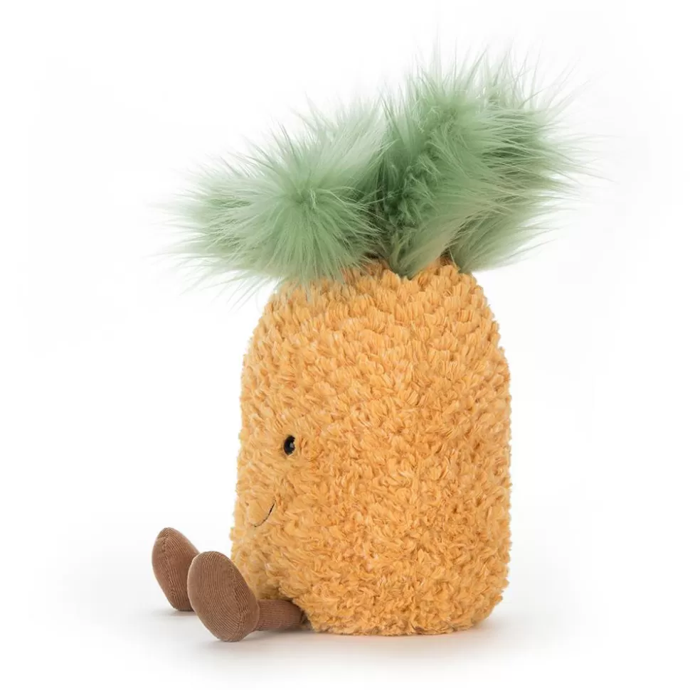 Peluche Décorative Ananas Doux – Jouet Sensoriel Craquant de la Marque Jellycat