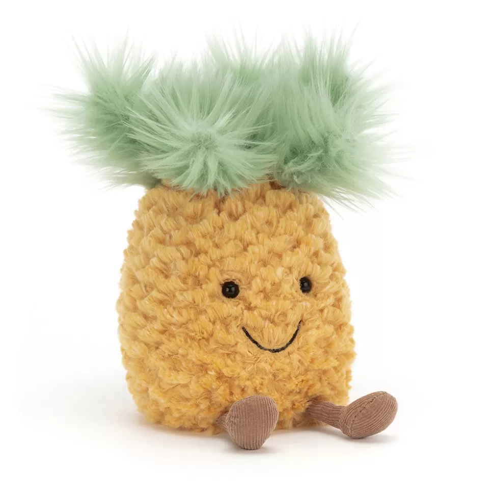 Peluche Décorative Ananas Doux – Jouet Sensoriel Craquant de la Marque Jellycat
