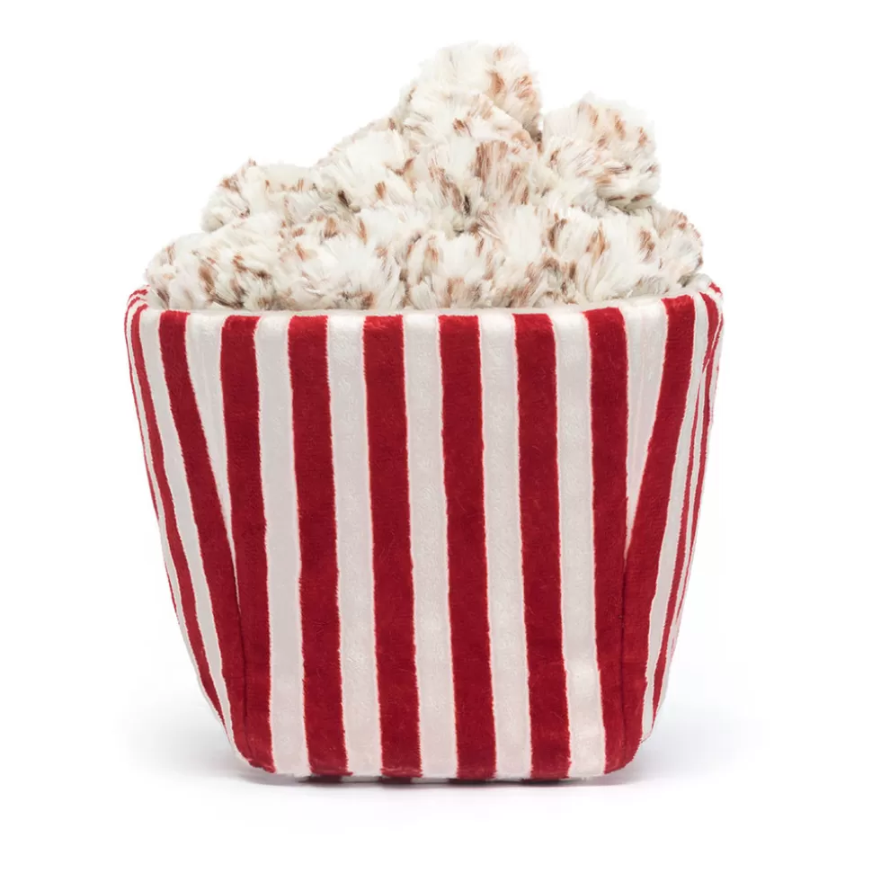 Peluche Sensorielle Pop-Corn Jellycat 🍿 | Doudou Amusant pour Enfants et Collectionneurs