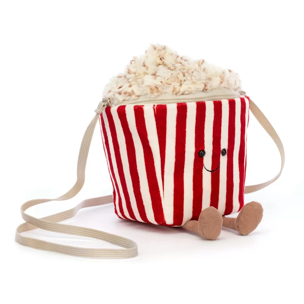 Jouet apaisant en forme de sachet de maïs soufflé - Peluche sensorielle Jellycat pour collectionneurs (modèle mignon et doux)