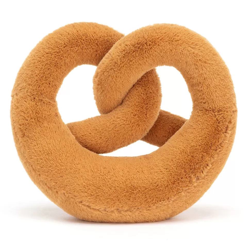Jellycat Doudou Gourmand Bretzel - Peluche Souple en Forme de Prétzel Rigolo