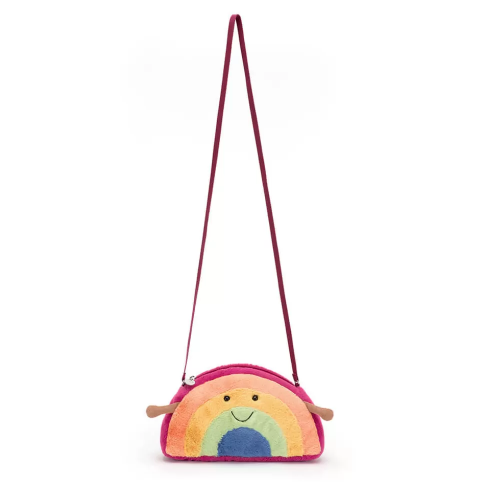 Peluche Douce Jellycat Amuseables en Forme de Nuage Arc-en-Ciel - Accessoire Ludique pour Enfants et Collectionneurs
