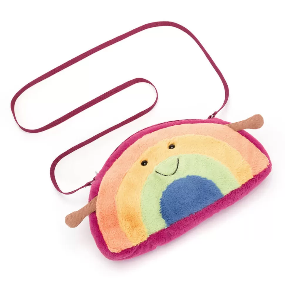 Peluche Douce Jellycat Amuseables en Forme de Nuage Arc-en-Ciel - Accessoire Ludique pour Enfants et Collectionneurs