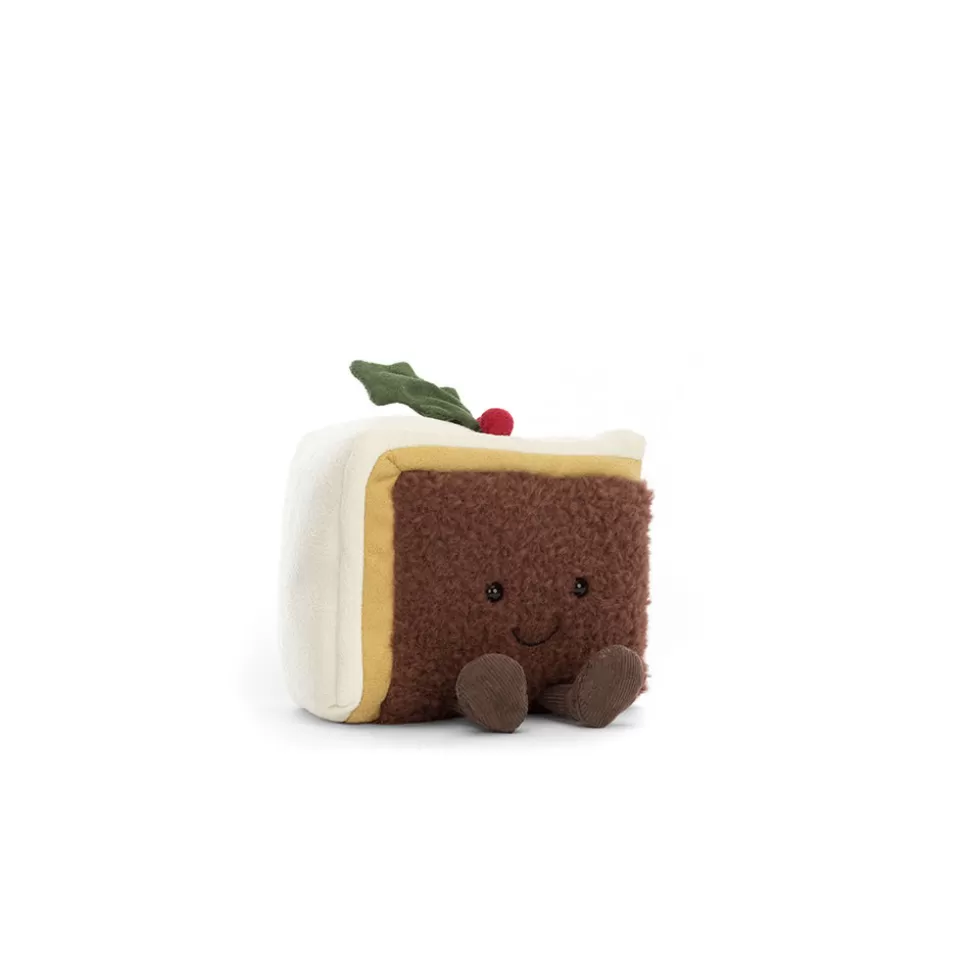 Jellycat Doudou Gourmand - Délicieuse Part de Féerie de Noël (Peluche Sensorielle)