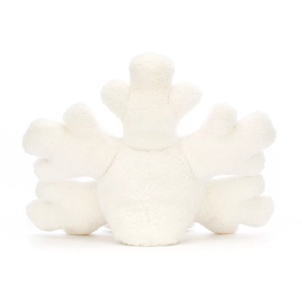 Doudou Jellycat Cristal de Neige - Peluche Adorable en Forme de Flocon, Idée Cadeau Féérique pour Enfants