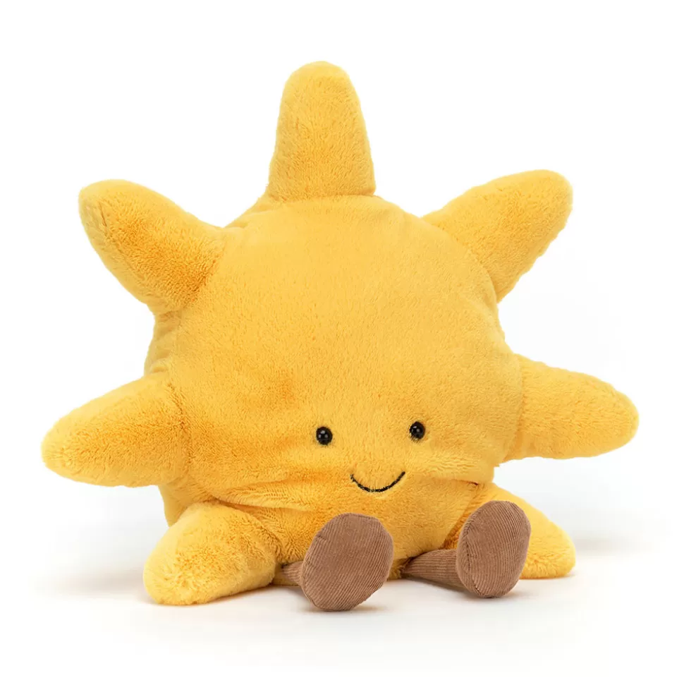 Peluche Soleil Rayonnant Jellycat - Amuseables en Soleil Doré pour Enfants