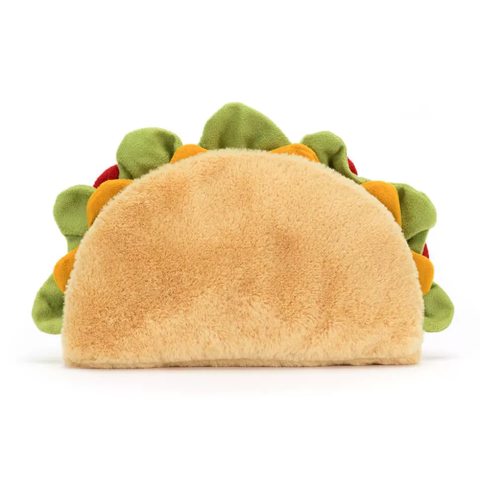 Jellycat - Peluche Taco Doudou Rigolote en Peluche Ultra Douce pour Enfants, Jouet Câlin Original et Créatif