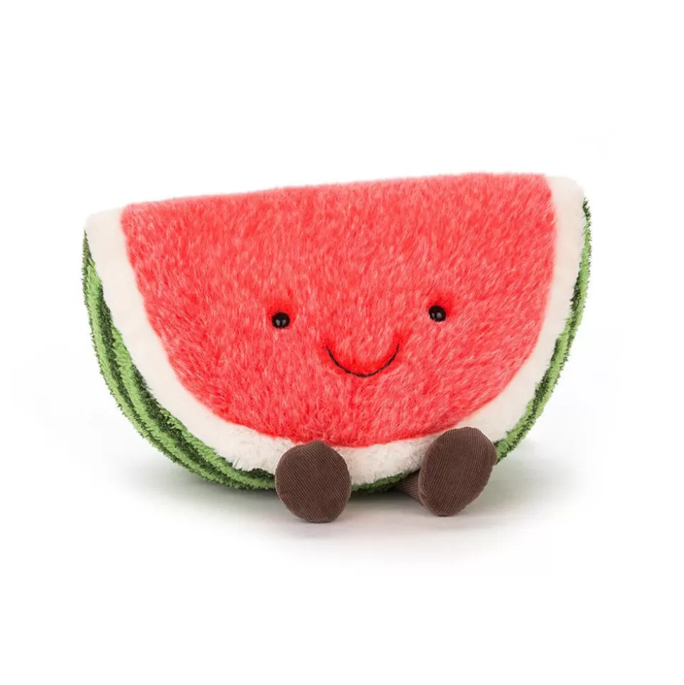 Jellycat Amuseables - Peluche Pastèque Douce et Fruitée pour Enfants