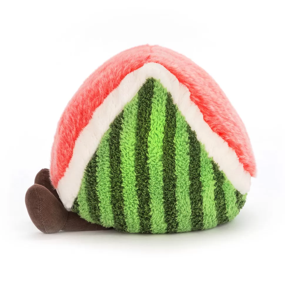Jellycat Amuseables - Peluche Pastèque Douce et Fruitée pour Enfants