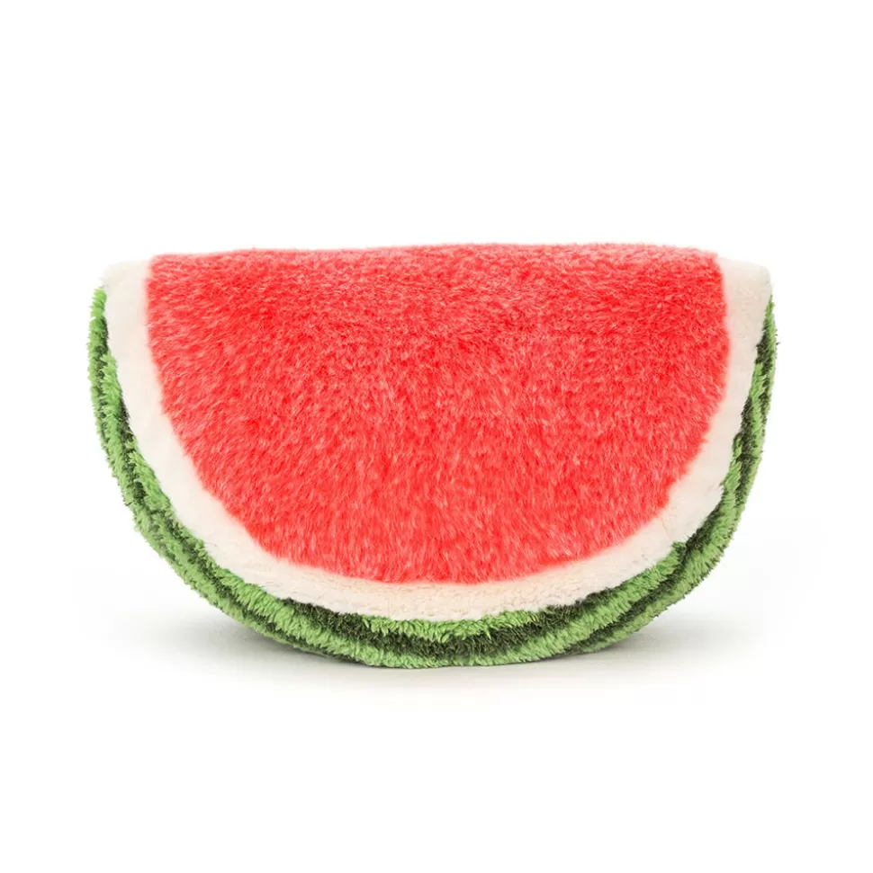 Jellycat Amuseables - Peluche Pastèque Douce et Fruitée pour Enfants