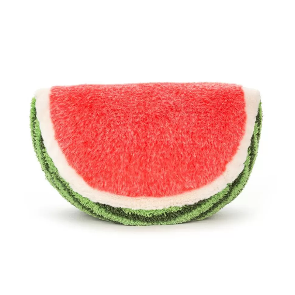 Jellycat Amuseables - Peluche Pastèque Douce et Fruitée pour Enfants