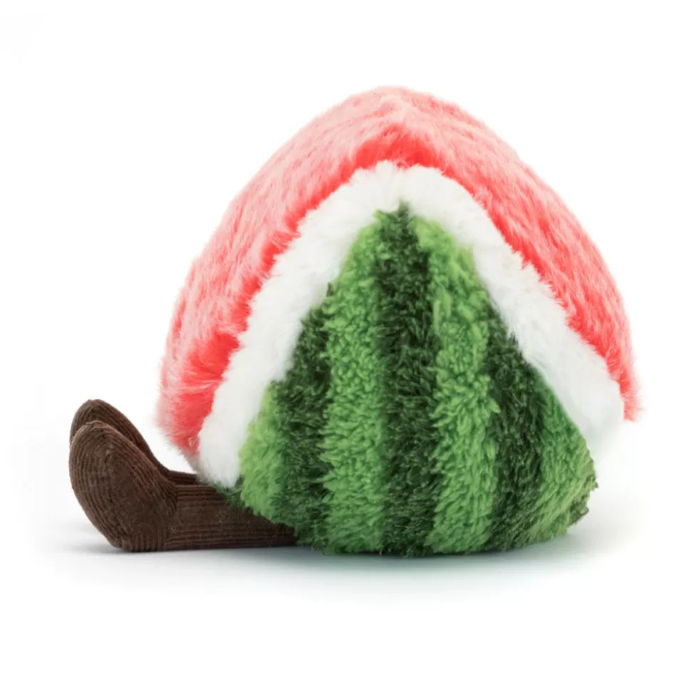 Jellycat Amuseables - Peluche Pastèque Douce et Fruitée pour Enfants