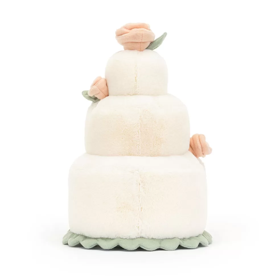 Jellycat Amuseables - Gâteau Nuptial Doudou pour Célébrations