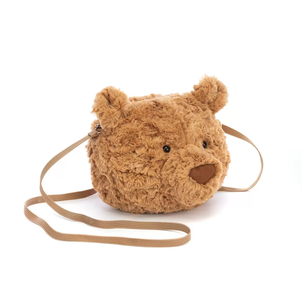 Doudou Bartholomew en peluche - Sac bandoulière Jellycat pour câlins nomades