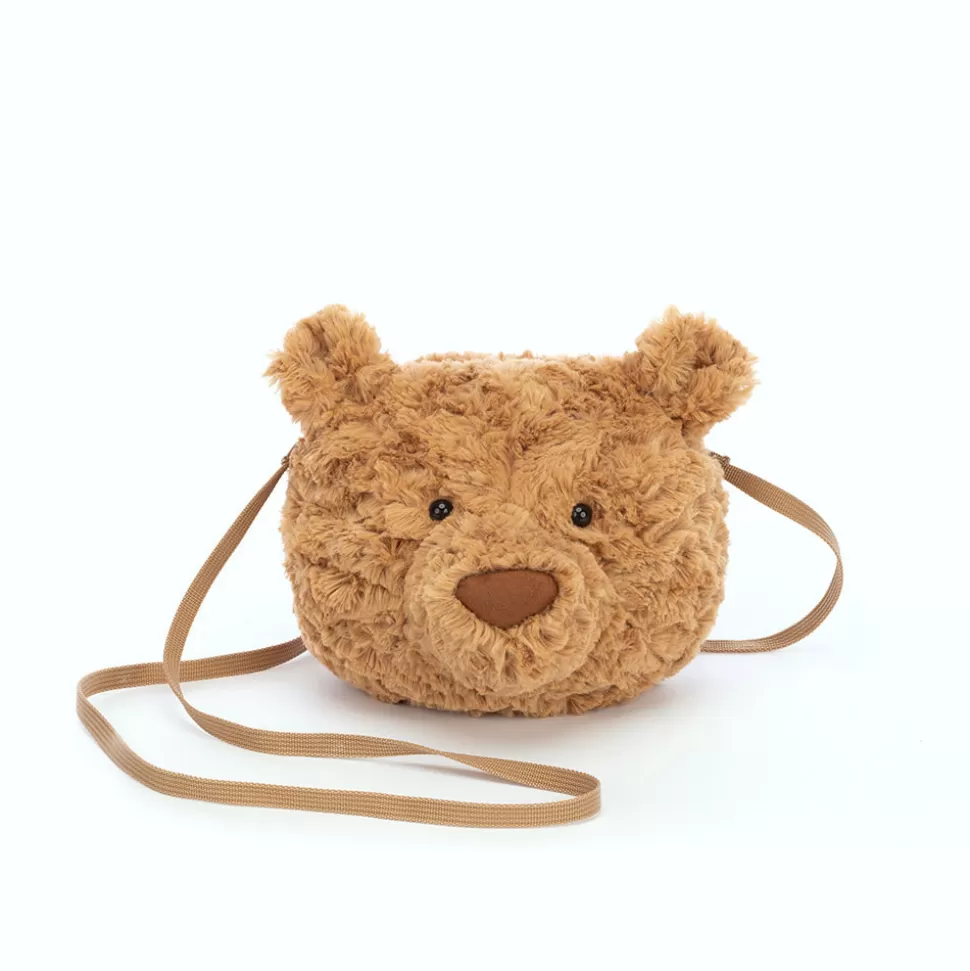 Doudou Bartholomew en peluche - Sac bandoulière Jellycat pour câlins nomades