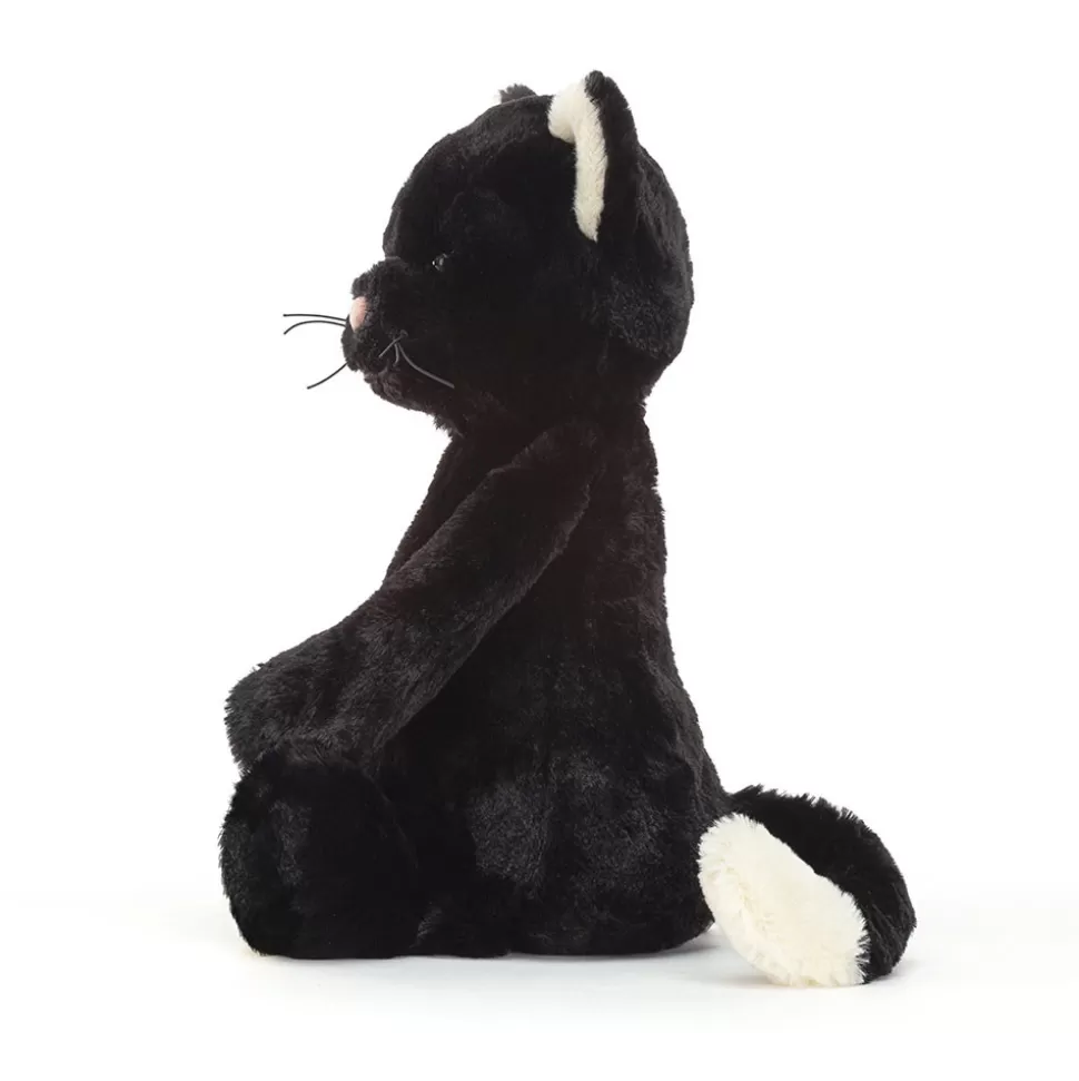 Chaton Noir Timide en Peluche Jellycat - Doudou Doux et Câlin