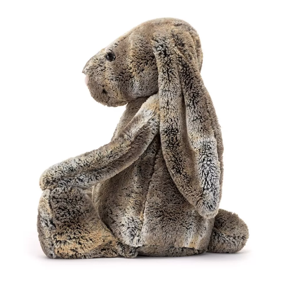 Lapin Doudou Jellycat - Peluche Tendre en Coton avec Queue Pompon