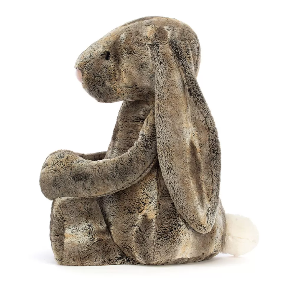 Lapin Doudou Jellycat - Peluche Tendre en Coton avec Queue Pompon