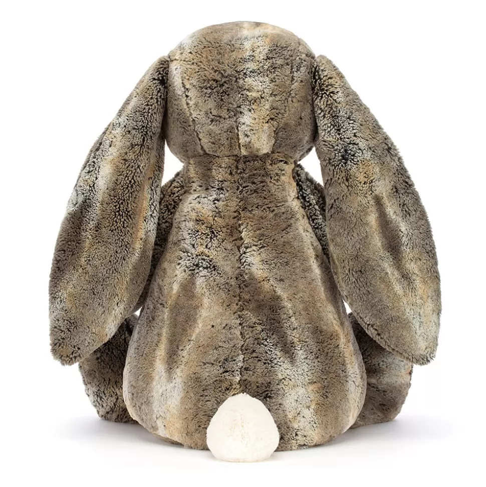 Lapin Doudou Jellycat - Peluche Tendre en Coton avec Queue Pompon