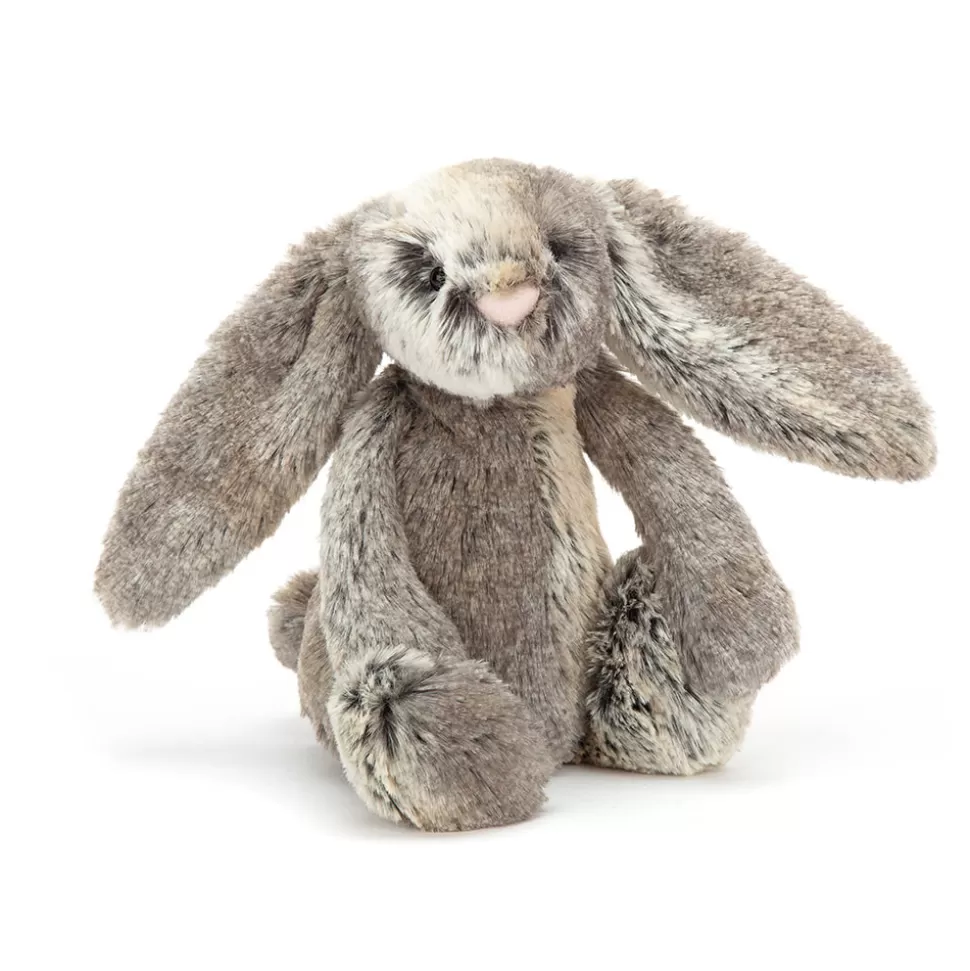Lapin Doudou Jellycat - Peluche Tendre en Coton avec Queue Pompon