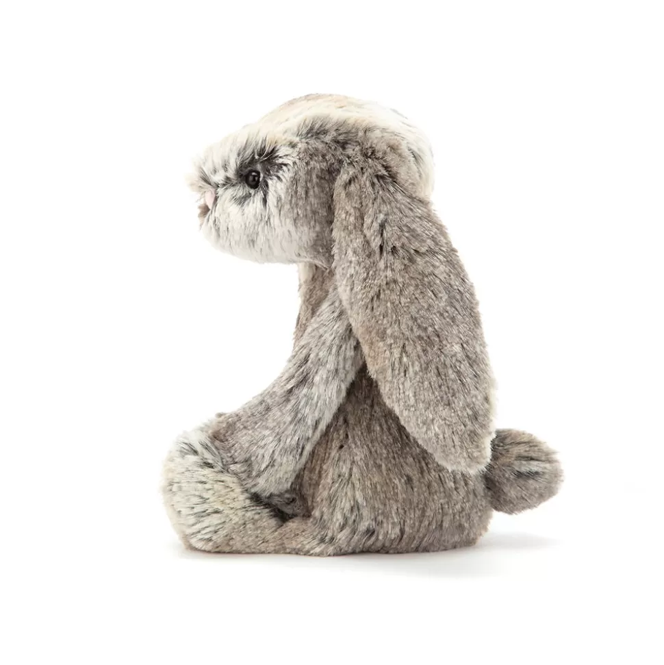 Lapin Doudou Jellycat - Peluche Tendre en Coton avec Queue Pompon