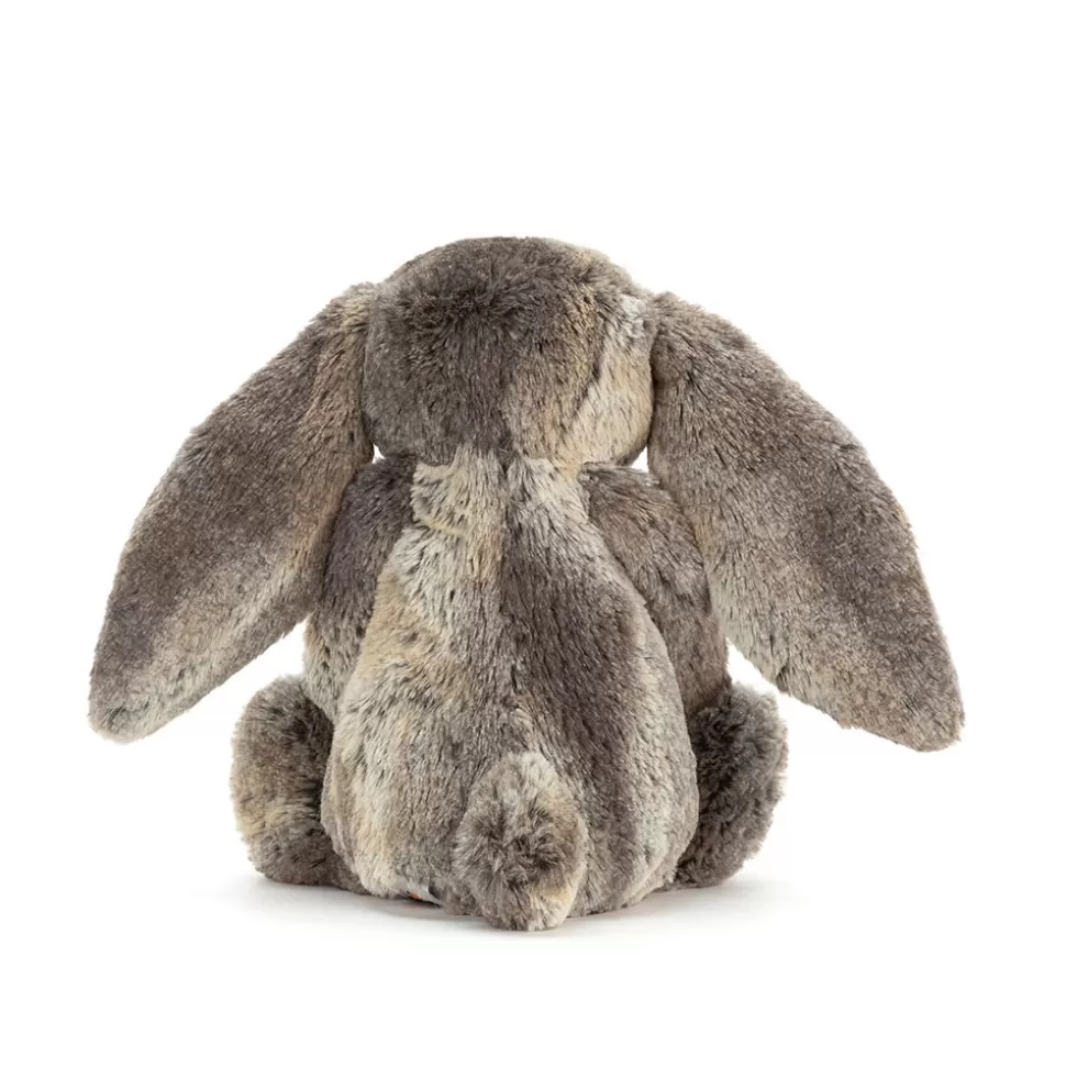Lapin Doudou Jellycat - Peluche Tendre en Coton avec Queue Pompon