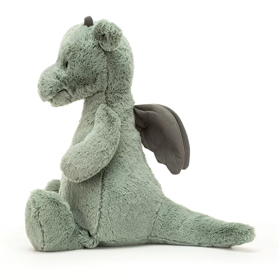 Jellycat - Peluche Douce Dragon Tendre Rêveur pour Câlins Réconfortants