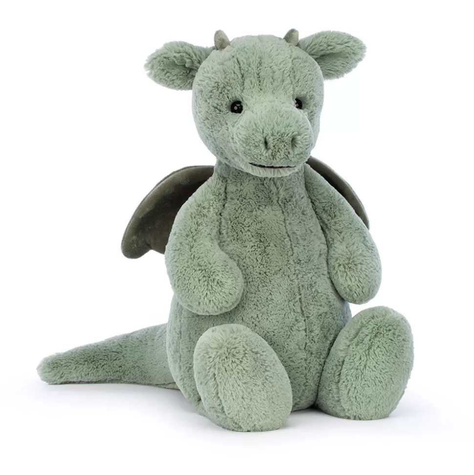 Jellycat - Peluche Douce Dragon Tendre Rêveur pour Câlins Réconfortants